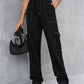 Women's Retro Topstitch Denim Overalls