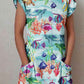 Women's Underwater World Pattern Crew Neck Dress