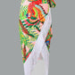 Women's Swimsuit Retro Printed Chiffon Maxi Skirt