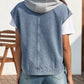 Women's Retro Denim Slim Fit Washed Vest