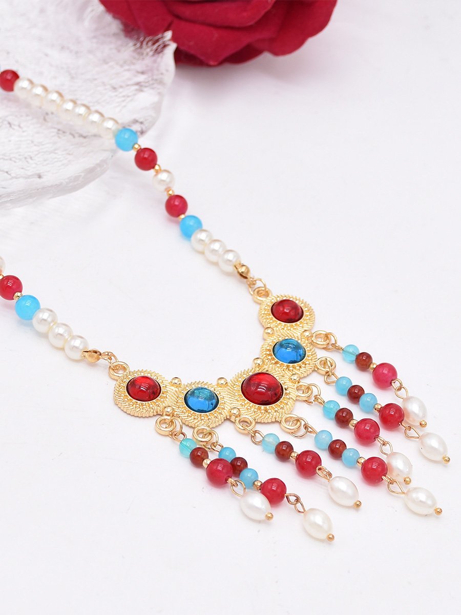 Women's Ethnic Style Retro Palace Necklace