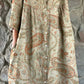 Women's Elegant Pastoral Floral Cotton and Linen Dress