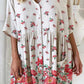 Women's Elegant Simple Rose Floral Pattern Dress