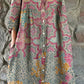 Women's Colorful Retro Elegant Bohemian Geometric Pattern Cotton and Linen Shirt Dress