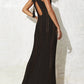 Women's Solid Color Knitted Hollow Resort Beach Dress