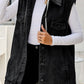 Women's Retro Hooded Denim Vest