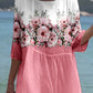 Women's Floral Art Seaside Resort Comfort Dress