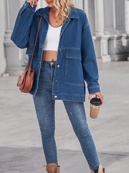 Women's Retro Classic Loose Denim Top