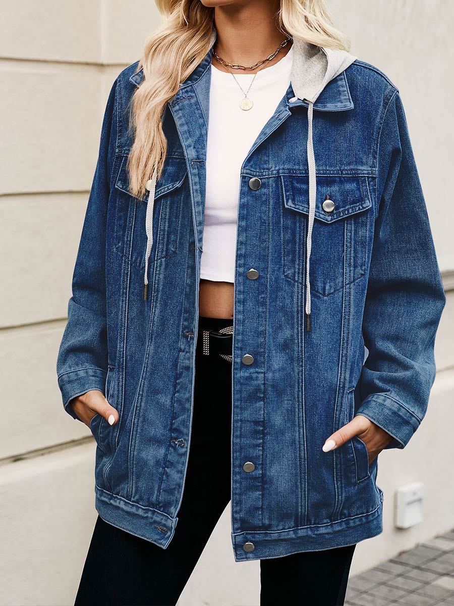 Women's Retro Classic Loose Denim Jacket Top