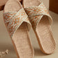 Women's Bohemian Handmade Linen Slippers