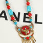Bohemian Ethnic Style Long Horn Element Bell Sweater Chain