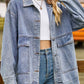 Women's Retro Classic Loose Denim Jacket Top