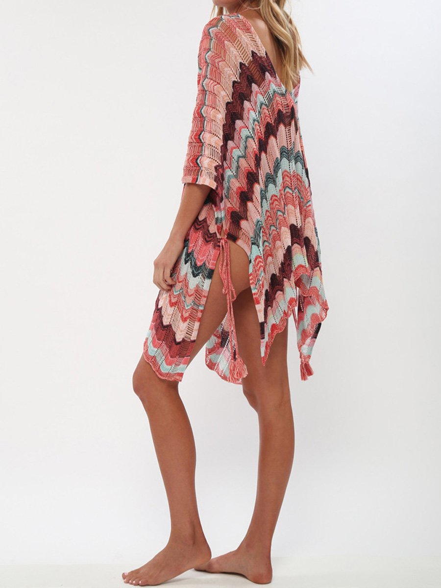 Women's Open Knit Beach Cover Up